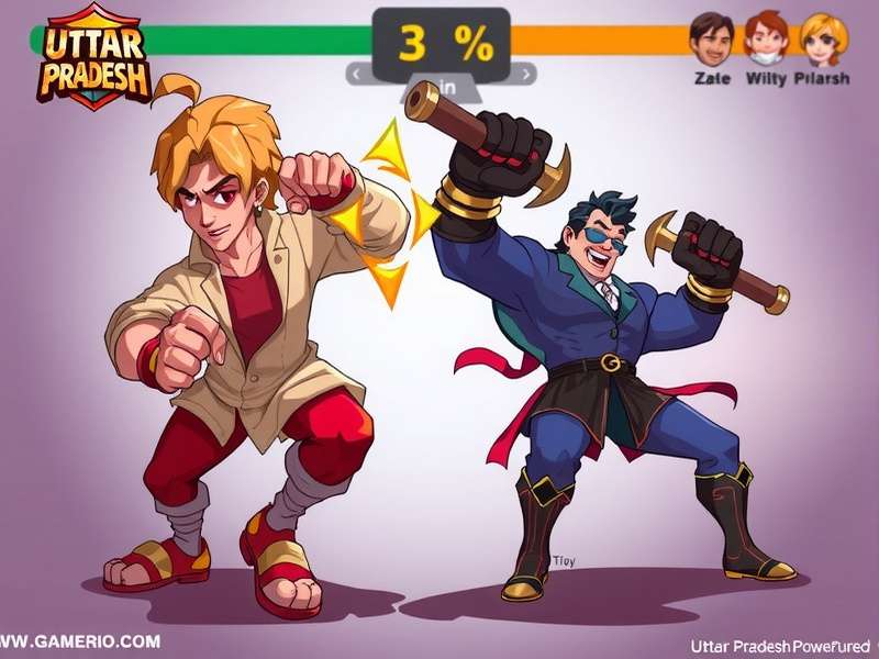 Uttar Pradesh Power Punch Game Hero Character